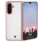 Kit protectie 2 in 1 BizonMobile, Carcasa Bizon Angelo si Folie sticla securizata Bizon Glass Edge, compatibil cu Samsung Galaxy A17 5G, Roz 4 - lerato.ro