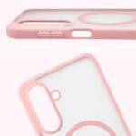 Kit protectie 2 in 1 BizonMobile, Carcasa Bizon MatteO si Folie sticla securizata Bizon Glass Edge, compatibil cu Samsung Galaxy A17 5G, Roz 6 - lerato.ro