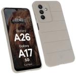 Kit protectie 2 in 1 BizonMobile, Carcasa Bizon Tur si Folie sticla securizata Bizon Glass Edge, compatibil cu Samsung Galaxy A17 5G / A26 5G, Light Grey 4 - lerato.ro