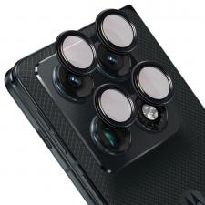 Folii protectie Motorola Razr Fold, Folie sticla securizata camera foto Bizon Glass Snap Lens compatibila cu Motorola Razr Fold, Negru, lerato.ro