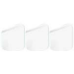 Set 3 folii de protectie Bizon HydroFlex compatibile cu Apple Watch 4/5/6/7/8/9/SE/SE 2/SE3, 44/45mm, Transparent 4 - lerato.ro