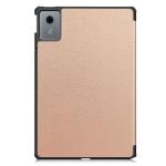 Husa Bizon Tab Croc compatibila cu Lenovo Idea Tab 11 inch, Rose Gold 3 - lerato.ro