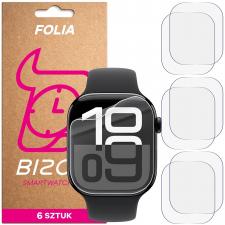 Set 6 folii de protectie Bizon HydroFlex compatibile cu Apple Watch 11/10, 46mm, Transparent