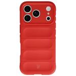Kit protectie 2 in 1 BizonMobile, Carcasa Bizon Tur si Folie sticla securizata Bizon Glass Edge, compatibil cu iPhone 18 Pro / 17 Pro, Rosu 2 - lerato.ro