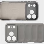 Kit protectie 2 in 1 BizonMobile, Carcasa Bizon Tur si Folie sticla securizata Bizon Glass Edge, compatibil cu iPhone 18 Pro / 17 Pro, Light Grey 8 - lerato.ro