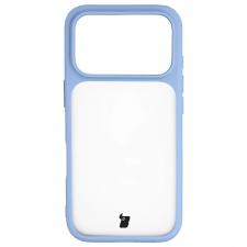 Huse si carcase iPhone 18 Pro, Carcasa Bizon Angelo compatibila cu iPhone 18 Pro / 17 Pro, Transparent / Albastru, lerato.ro