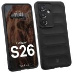 Kit protectie 2 in 1 BizonMobile, Carcasa Bizon Tur si Folie sticla securizata Bizon Glass Edge, compatibil cu Samsung Galaxy S26, Negru 4 - lerato.ro