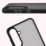 Carcasa Bizon Angelo compatibila cu Samsung Galaxy S26 FE / S25 FE, Transparent / Negru 4 - lerato.ro
