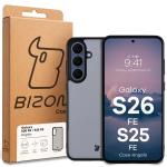 Carcasa Bizon Angelo compatibila cu Samsung Galaxy S26 FE / S25 FE, Transparent / Negru 7 - lerato.ro