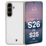 Carcasa Bizon Angelo compatibila cu Samsung Galaxy S26 FE / S25 FE, Transparent / Bej 3 - lerato.ro
