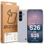 Carcasa Bizon Angelo compatibila cu Samsung Galaxy S26 FE / S25 FE, Transparent / Bej 7 - lerato.ro