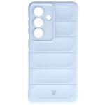 Kit protectie 2 in 1 BizonMobile, Carcasa Bizon Tur si Folie sticla securizata Bizon Glass Edge, compatibil cu Samsung Galaxy S26, Light Blue 3 - lerato.ro