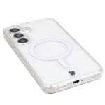 Carcasa Bizon SparklO cu MagSafe compatibila cu Samsung Galaxy S26 FE / S25 FE, Glitter Clear 4 - lerato.ro