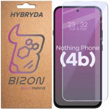 Folie sticla hibrid Bizon Hybrid Mule compatibila cu Nothing Phone (4b), Transparent