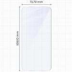 Folie sticla hibrid Bizon Hybrid Mule compatibila cu Nothing Phone (4b), Transparent 3 - lerato.ro