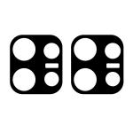 Set 2 folii sticla securizata camera foto Bizon Glass Lens compatibile cu Oppo Reno 16 F / 16 F, Negru 4 - lerato.ro