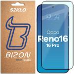 Folie sticla securizata Bizon Glass Edge compatibila cu Oppo Reno 16 / 16 Pro, Negru 2 - lerato.ro