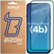Folie sticla securizata Bizon Glass Edge compatibila cu Nothing Phone (4b), Negru