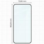 Folie sticla securizata Bizon Glass Edge compatibila cu Nothing Phone (4b), Negru 3 - lerato.ro