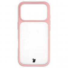 Huse si carcase iPhone 18 Pro, Carcasa Bizon Angelo compatibila cu iPhone 18 Pro / 17 Pro, Transparent / Roz, lerato.ro
