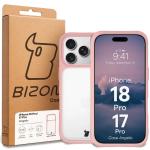 Carcasa Bizon Angelo compatibila cu iPhone 18 Pro / 17 Pro, Transparent / Roz 7 - lerato.ro