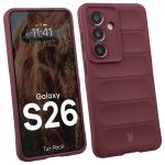 Kit protectie 2 in 1 BizonMobile, Carcasa Bizon Tur si Folie sticla securizata Bizon Glass Edge, compatibil cu Samsung Galaxy S26, Dark Purple 4 - lerato.ro