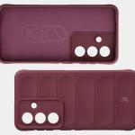 Kit protectie 2 in 1 BizonMobile, Carcasa Bizon Tur si Folie sticla securizata Bizon Glass Edge, compatibil cu Samsung Galaxy S26, Dark Purple 8 - lerato.ro
