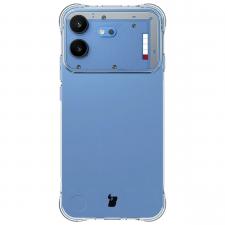 Carcasa Bizon Salpa compatibila cu Nothing Phone (4b), Transparent