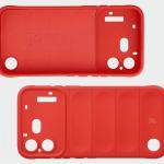 Carcasa Bizon Tur compatibila cu Nothing Phone (4b), Rosu 7 - lerato.ro
