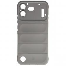 Carcasa Bizon Tur compatibila cu Nothing Phone (4b), Light Grey