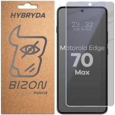 Folie sticla hibird Bizon Hybrid Shadow Privacy compatibila cu Motorola Edge 70 Max, Negru