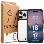 Carcasa Bizon Angelo compatibila cu iPhone 18 Pro / 17 Pro, Transparent / Mov 7 - lerato.ro