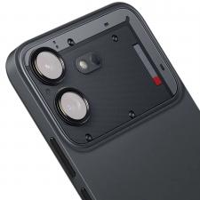 Folie sticla securizata camera foto Bizon Glass Snap Lens compatibila cu Nothing Phone (4b), Negru