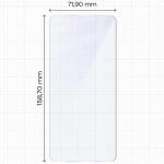 Folie sticla hibrid Bizon Hybrid Mule compatibila cu Motorola Edge 70 Max, Transparent 3 - lerato.ro