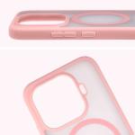 Kit protectie 2 in 1 BizonMobile, Carcasa Bizon MatteO si Folie sticla securizata Bizon Glass Edge, compatibil cu Xiaomi 17T, Roz 6 - lerato.ro