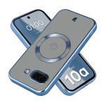 Carcasa cu protectie pentru camera Bizon GuardO cu MagSafe compatibila cu Google Pixel 10a, Transparent / Albastru 3 - lerato.ro