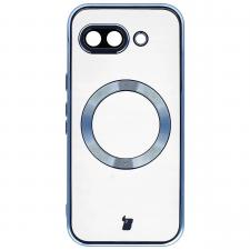 Carcasa cu protectie pentru camera Bizon GuardO cu MagSafe compatibila cu Google Pixel 10a, Transparent / Albastru