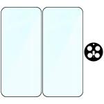Set protectie 3in1 Bizon Glass Edge Pack, 2 folii sticla ecran + 1 folie sticla camera foto, compatibil cu Vivo X300 Pro, Negru 7 - lerato.ro