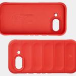 Kit protectie 2 in 1 BizonMobile, Carcasa Bizon Tur si Folie sticla securizata Bizon Glass Edge, compatibil cu Google Pixel 10a, Rosu 8 - lerato.ro