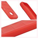 Kit protectie 2 in 1 BizonMobile, Carcasa Bizon Tur si Folie sticla securizata Bizon Glass Edge, compatibil cu Google Pixel 10a, Rosu 9 - lerato.ro