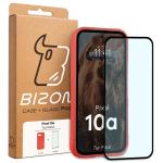Kit protectie 2 in 1 BizonMobile, Carcasa Bizon Tur si Folie sticla securizata Bizon Glass Edge, compatibil cu Google Pixel 10a, Rosu 11 - lerato.ro