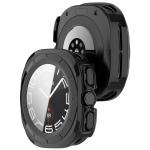 Carcasa cu protectie ecran din sticla securizata BizonMobile Adamo compatibila cu Samsung Galaxy Watch Ultra 2 47mm, Negru 5 - lerato.ro