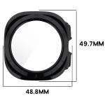 Carcasa cu protectie ecran din sticla securizata BizonMobile Adamo compatibila cu Samsung Galaxy Watch Ultra 2 47mm, Negru 3 - lerato.ro