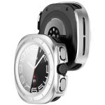 Carcasa cu protectie ecran din sticla securizata BizonMobile Adamo compatibila cu Samsung Galaxy Watch Ultra 2 47mm, Satin Silver 5 - lerato.ro
