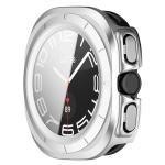 Carcasa cu protectie ecran din sticla securizata BizonMobile Adamo compatibila cu Samsung Galaxy Watch Ultra 2 47mm, Satin Silver 6 - lerato.ro