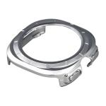 Carcasa cu protectie ecran din sticla securizata BizonMobile Adamo compatibila cu Samsung Galaxy Watch Ultra 2 47mm, Satin Silver 7 - lerato.ro