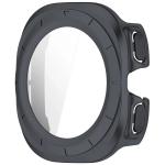 Carcasa cu protectie ecran din sticla securizata BizonMobile Adamo compatibila cu Samsung Galaxy Watch Ultra 2 47mm, Matte Gray 4 - lerato.ro