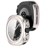 Carcasa cu protectie ecran din sticla securizata BizonMobile Adamo compatibila cu amsung Galaxy Watch Ultra 2 47mm, Satin Champagne 5 - lerato.ro