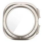 Carcasa cu protectie ecran din sticla securizata BizonMobile Adamo compatibila cu amsung Galaxy Watch Ultra 2 47mm, Satin Champagne 9 - lerato.ro