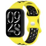 Curea Bizon Octo compatibila cu Xiaomi Redmi Watch 6 / 5 / 4, Galben / Negru 2 - lerato.ro
